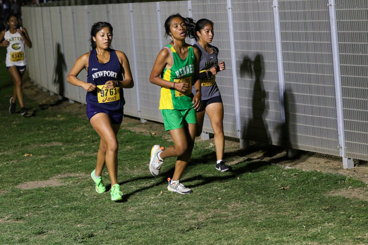 Newport Harbor runner competing in cross-country, from the NHHS XC 2023 album.