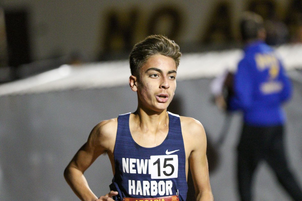 Newport Harbor runner competing at Arcadia, from the Track 2023 album.